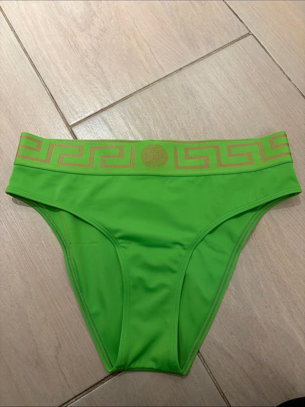 Versace Bright Green Bikini Bottom - Picture 1 of 3